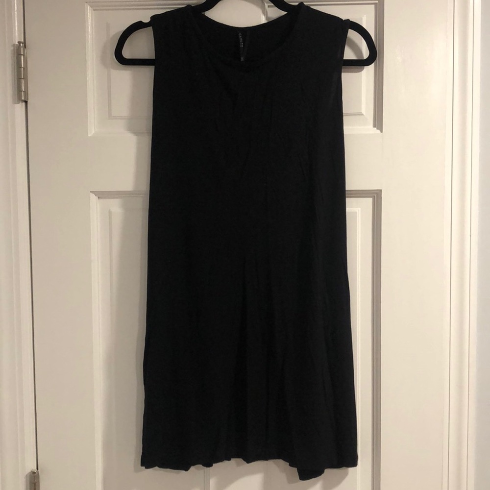 Flowy black dress